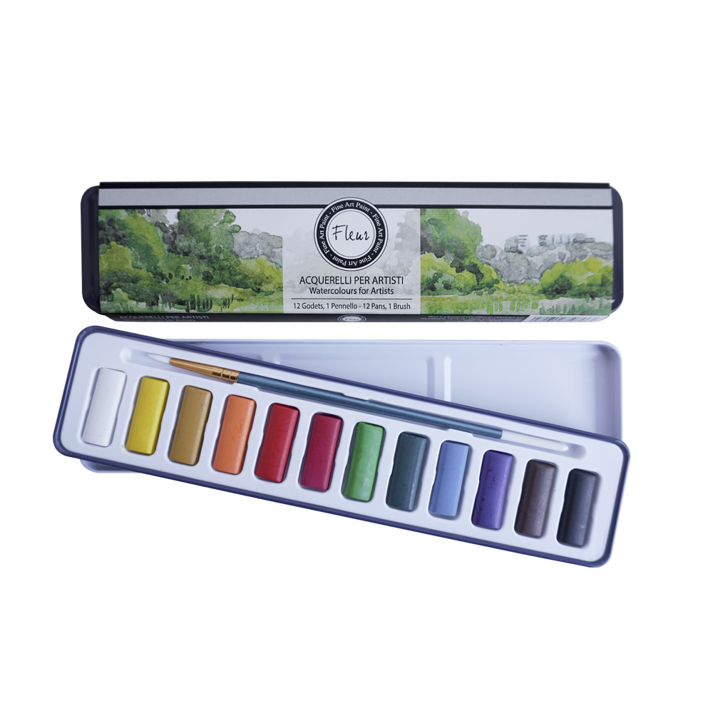 Set Acquerelli Per Artisti - Fleur Paint